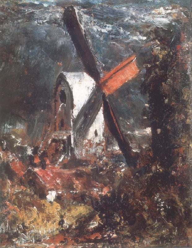 John Constable A windmill near Brighton oil painting image